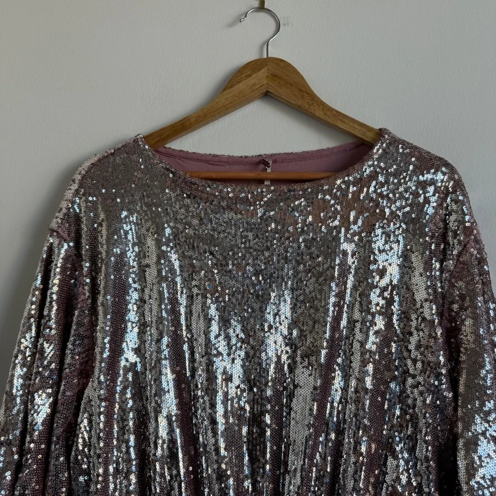 Free People Manuka‎ Sequin Mini Dress Size Medium